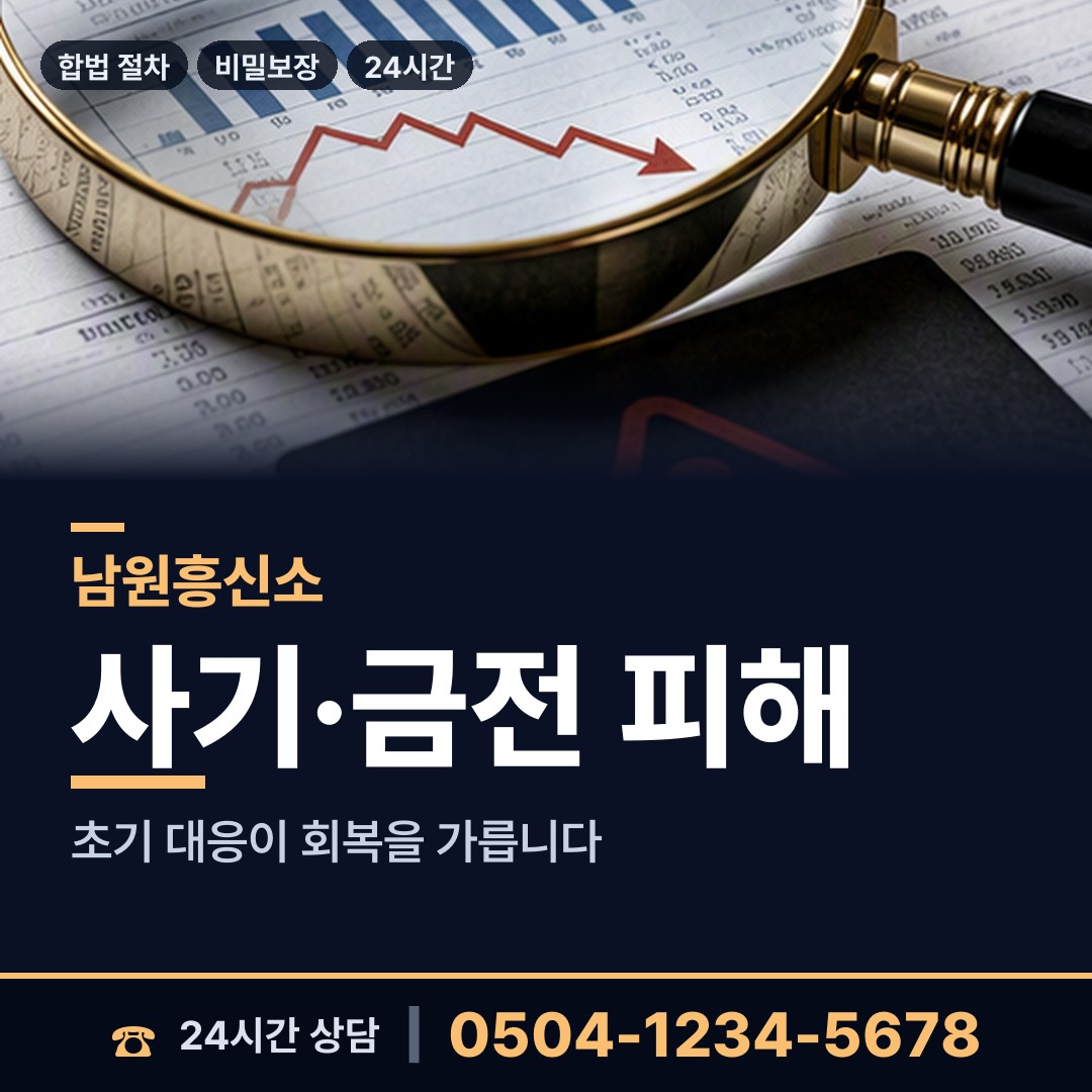 남원 노암동 대여금회수 상담 안내